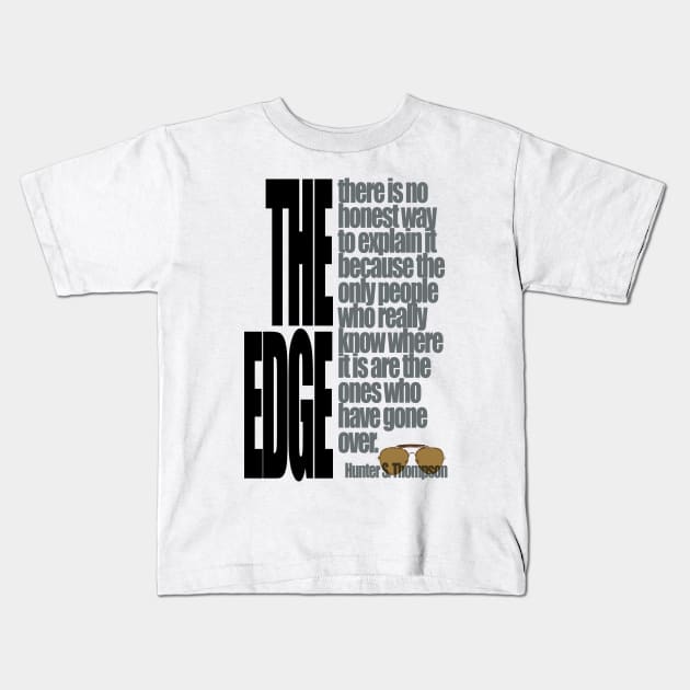 The Edge Kids T-Shirt by Deadcatdesign